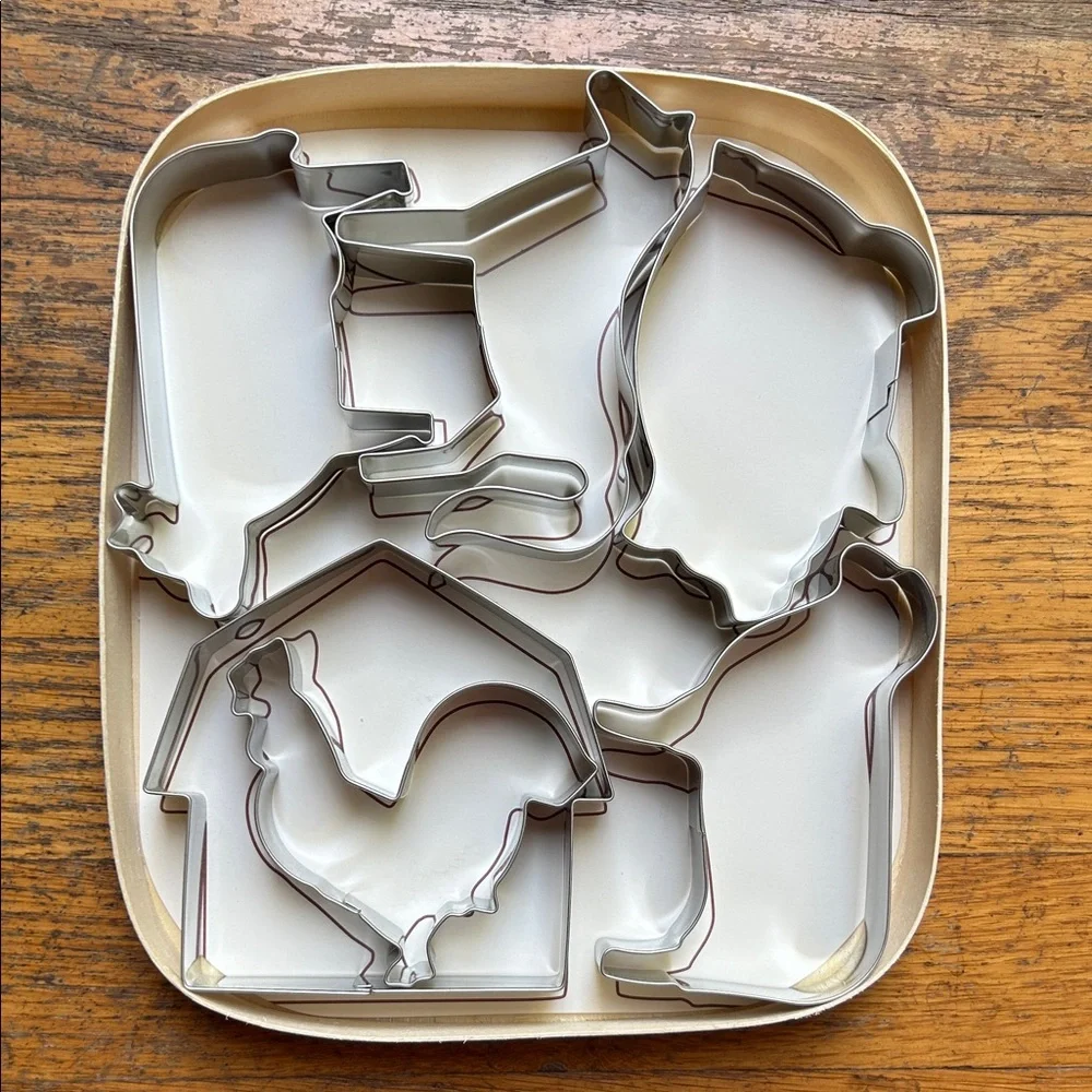 Farmhouse Cookie Cutters. RARE Find. Set of 6 🐓🐷